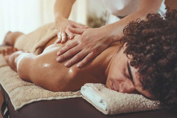 Kumpang Thai Massage mens back shoulders massage spa salon